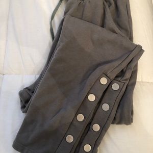 Olive green sweatpants